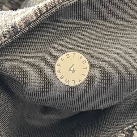 Lululemon Wunder Under Crop Hi-Rise 21" Arrow Jacquard Battleship Silver Spoon - Picture 4 of 4